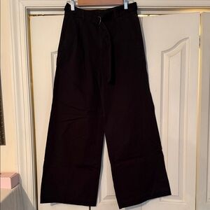 Black Wide-Leg Pants